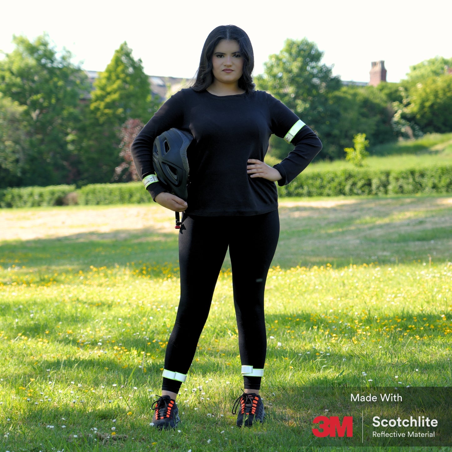 Schnappband Quality – 3M Scotchlite - EN 17353, rot (MOQ: 250)