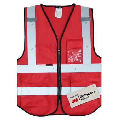 Warnweste mit Logoaufdruck  - Rot
