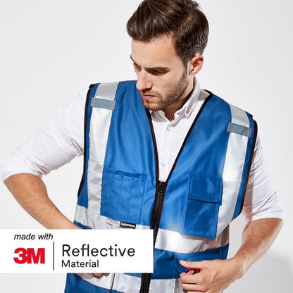 Warnweste mit Logoaufdruck  - Blau