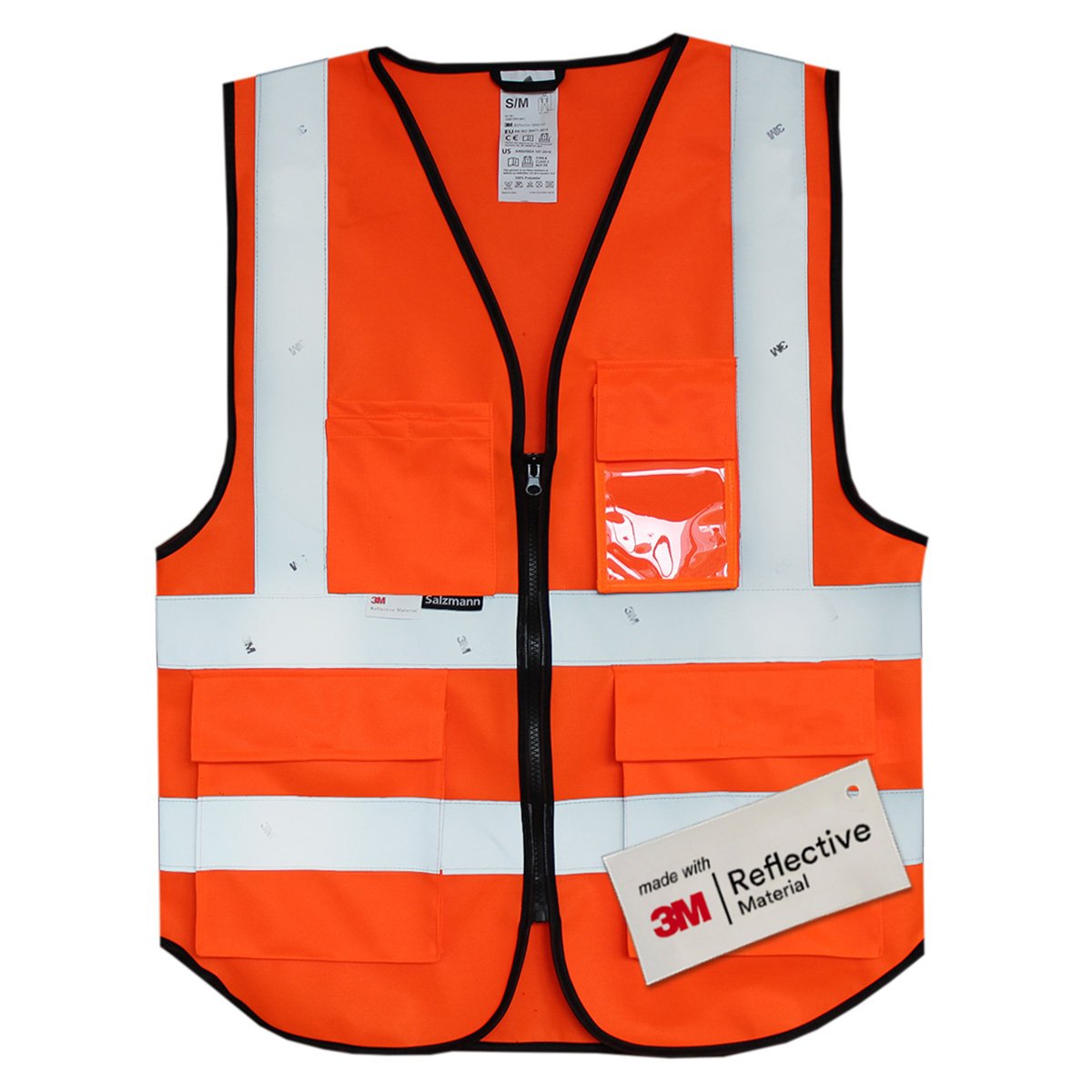Warnweste mit Logoaufdruck  - Orange