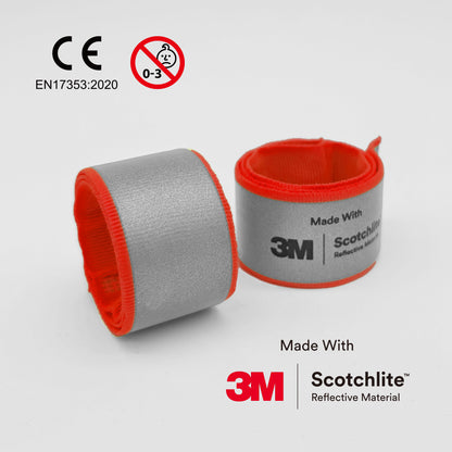 Schnappband Quality – 3M Scotchlite - EN 17353, rot (MOQ: 250)