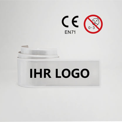 Schnappband Promotion - EN71, silbern (MOQ: 250)