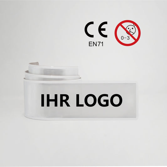 Schnappband Promotion - EN71, silbern (MOQ: 250)