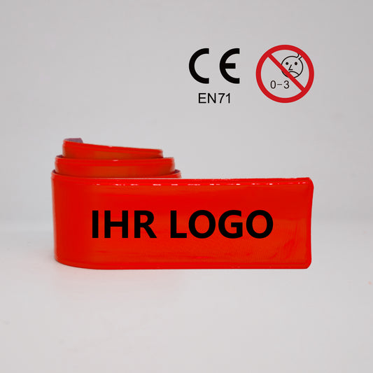 Schnappband Promotion - EN71, orange (MOQ: 250)